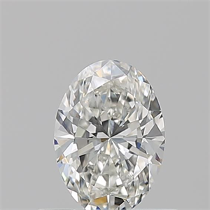 Picture of Natural Diamond 0.52 Carats, Oval with  Cut, H Color, VVS2 Clarity and Certified by GIA