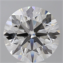 Lab Grown Diamond 5.53 Carats, Round with Ideal Cut, F Color, VVS2 Clarity and Certified by IGI