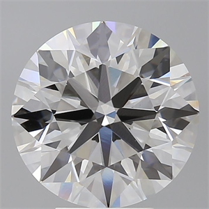 Picture of Lab Grown Diamond 5.53 Carats, Round with Ideal Cut, F Color, VVS2 Clarity and Certified by IGI