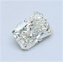 Natural Diamond 2.03 Carats, Radiant with  Cut, J Color, SI2 Clarity and Certified by GIA