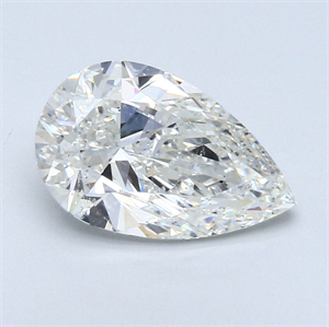 Picture of Natural Diamond 3.03 Carats, Pear with  Cut, G Color, SI1 Clarity and Certified by GIA