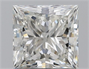 Natural Diamond 1.29 Carats, Princess with  Cut, I Color, VS1 Clarity and Certified by GIA