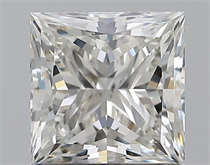 Picture of Natural Diamond 1.29 Carats, Princess with  Cut, I Color, VS1 Clarity and Certified by GIA