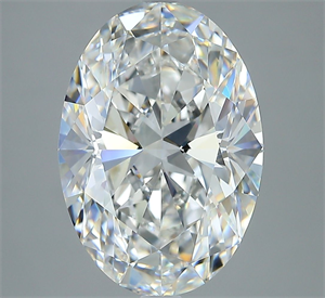 Foto Diamante Natural 5.01 quilates, Ovalado , Color F, claridad VS1 y certificado GIA de