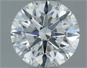 Natural Diamond 0.62 Carats, Round with Excellent Cut, F Color, I1 Clarity and Certified by GIA
