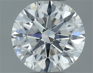 Picture of Natural Diamond 0.62 Carats, Round with Excellent Cut, F Color, I1 Clarity and Certified by GIA