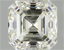 Natural Diamond 1.01 Carats, Asscher with  Cut, I Color, VVS1 Clarity and Certified by IGI