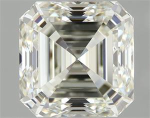 Picture of Natural Diamond 1.01 Carats, Asscher with  Cut, I Color, VVS1 Clarity and Certified by IGI