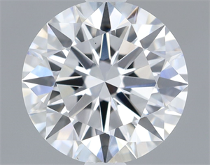Picture of Lab Grown Diamond 1.29 Carats, Round with Excellent Cut, E Color, VS1 Clarity and Certified by IGI