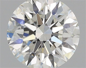 Picture of Natural Diamond 0.64 Carats, Round with Excellent Cut, H Color, SI1 Clarity and Certified by GIA