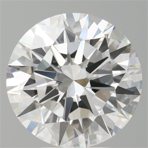 Picture of Lab Grown Diamond 5.52 Carats, Round with Excellent Cut, E Color, VVS2 Clarity and Certified by IGI