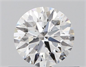 Diamante Natural 0.46 quilates, Redondo , Color F, claridad IF y certificado GIA