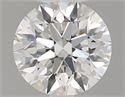 Diamante Natural 0.43 quilates, Redondo , Color F, claridad IF y certificado GIA