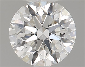 Foto Diamante Natural 0.43 quilates, Redondo , Color F, claridad IF y certificado GIA de