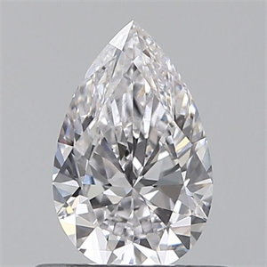 Picture of Natural Diamond 0.50 Carats, Pear with  Cut, D Color, VS2 Clarity and Certified by GIA