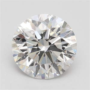 Picture of Lab Grown Diamond 2.45 Carats, Round with Excellent Cut, F Color, VS1 Clarity and Certified by IGI