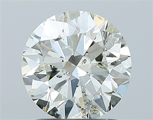 Picture of Natural Diamond 1.53 Carats, Round with Very Good Cut, I Color, SI2 Clarity and Certified by IGI