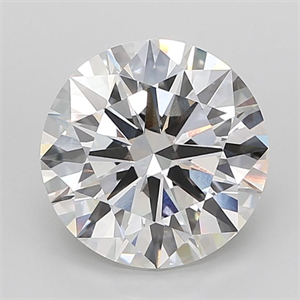 Picture of Lab Grown Diamond 7.02 Carats, Round with Ideal Cut, E Color, VVS2 Clarity and Certified by IGI