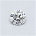 Diamante Natural 0.40 quilates, Redondo , Color H, claridad SI2 y certificado GIA