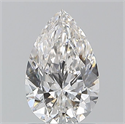Natural Diamond 0.92 Carats, Pear with  Cut, G Color, VVS2 Clarity and Certified by GIA