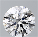 Lab Grown Diamond 3.56 Carats, Round with Ideal Cut, D Color, VS1 Clarity and Certified by IGI