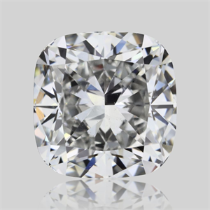 Foto Diamante Natural 0.81 quilates, Del cojín , Color F, claridad VVS2 y certificado GIA de