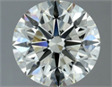 Natural Diamond 1.56 Carats, Round with Excellent Cut, L Color, VS1 Clarity and Certified by IGI