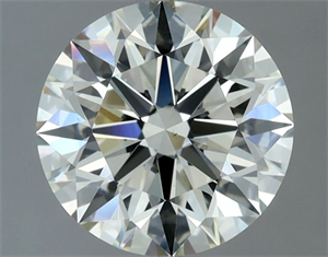 Picture of Natural Diamond 1.56 Carats, Round with Excellent Cut, L Color, VS1 Clarity and Certified by IGI