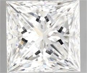 Foto Diamante Natural 3.54 quilates, Princesa , Color H, claridad VS1 y certificado GIA de