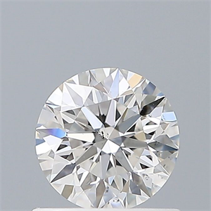 Foto Diamante Natural 0.61 quilates, Redondo , Color E, claridad SI1 y certificado GIA de