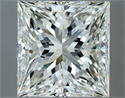 Natural Diamond 5.05 Carats, Princess with  Cut, I Color, VVS2 Clarity and Certified by IGI