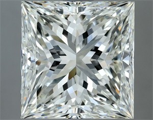 Picture of Natural Diamond 5.05 Carats, Princess with  Cut, I Color, VVS2 Clarity and Certified by IGI