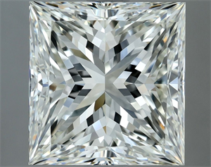 Picture of Natural Diamond 5.05 Carats, Princess with  Cut, I Color, VVS2 Clarity and Certified by IGI