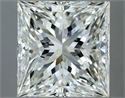 Natural Diamond 5.05 Carats, Princess with  Cut, I Color, VVS2 Clarity and Certified by IGI
