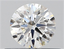 Diamante Natural 0.42 quilates, Redondo , Color H, claridad IF y certificado GIA