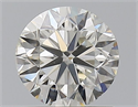 Natural Diamond 0.90 Carats, Round with Very Good Cut, I Color, SI2 Clarity and Certified by GIA