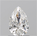 Natural Diamond 0.70 Carats, Pear with  Cut, G Color, VS2 Clarity and Certified by GIA