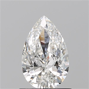 Picture of Natural Diamond 0.70 Carats, Pear with  Cut, G Color, VS2 Clarity and Certified by GIA