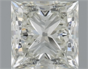 Natural Diamond 1.20 Carats, Princess with  Cut, J Color, SI1 Clarity and Certified by IGI