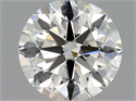 Natural Diamond 0.80 Carats, Round with Excellent Cut, I Color, IF Clarity and Certified by GIA