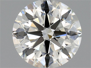 Picture of Natural Diamond 0.80 Carats, Round with Excellent Cut, I Color, IF Clarity and Certified by GIA