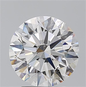 Picture of Natural Diamond 3.02 Carats, Round with Excellent Cut, F Color, SI1 Clarity and Certified by GIA