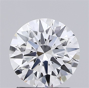 Picture of Lab Grown Diamond 1.54 Carats, Round with Ideal Cut, D Color, VVS2 Clarity and Certified by IGI