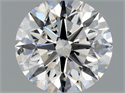 Natural Diamond 0.70 Carats, Round with Excellent Cut, F Color, SI2 Clarity and Certified by GIA