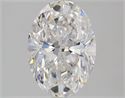 Diamante Natural 2.46 quilates, Ovalado , Color F, claridad IF y certificado GIA
