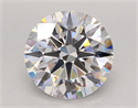 Lab Grown Diamond 5.03 Carats, Round with Ideal Cut, D Color, VVS1 Clarity and Certified by IGI