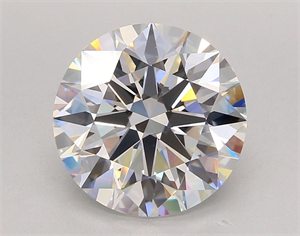 Picture of Lab Grown Diamond 5.03 Carats, Round with Ideal Cut, D Color, VVS1 Clarity and Certified by IGI