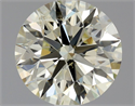 Natural Diamond 1.00 Carats, Round with Excellent Cut, N Color, SI2 Clarity and Certified by GIA