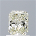 Natural Diamond 0.60 Carats, Radiant with  Cut, K Color, VS1 Clarity and Certified by IGI