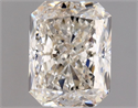 Natural Diamond 1.01 Carats, Radiant with  Cut, J Color, I1 Clarity and Certified by GIA